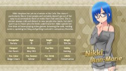 Character Gallery - Nikki Ann-Marie (Huniepop)