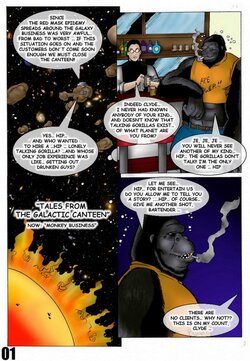 BadGirlsArt - Tales from the Galactic Canteen - Monkey Business (English)