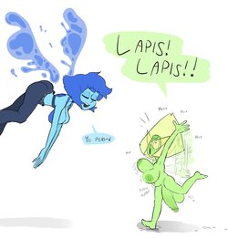 [Googabutt] Lapis & Peridot (Steven Universe)