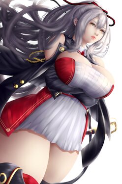 Azur Lane Character Fan Art Gallery - Drake