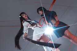 Shirogane and Alcoholy - Ryuko and Satsuki