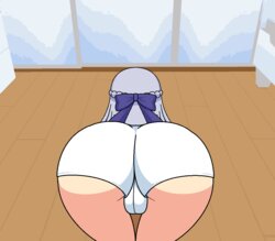 [Punit Dot] Ao Musume Yoga Pose Illust