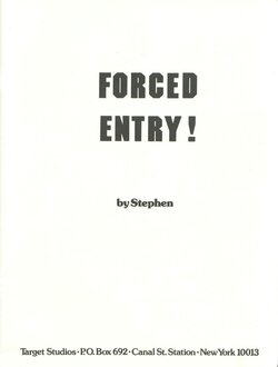 [Etienne aka Stephen] Forced Entry