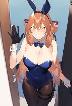 [Titan] Springfield bunnygirl temptation (ai-generated)