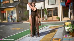 [Azzgard] [3D] Ryoko - Futanari on the street