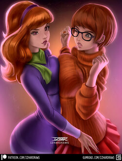 [IzharDraws] Daphne Blake & Velma Dinkley (Scooby-Doo)