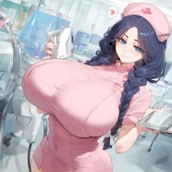 [Oppai-Love] Unohana Retsu x BBC (Bleach) [AI Generated]