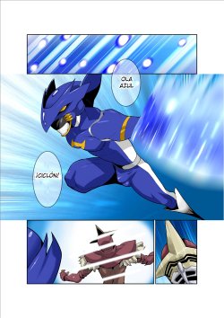 [Gamushara! (Nakata Shunpei)] Dragon Ranger Ao Hen Vol. 1 | Dragon Ranger Azul 01 [Spanish] [Digital]