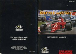 Battle Grand Prix (1992) - SNES Manual