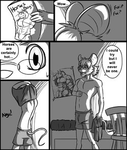[Wolfthings] Comic-sion (TF + Grow)
