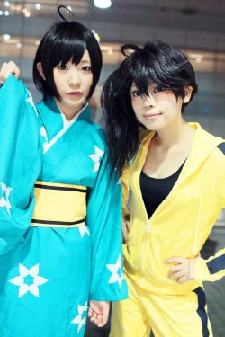 Araragi Tsukihi (Sasuke) & Araragi Karen (Gomu)