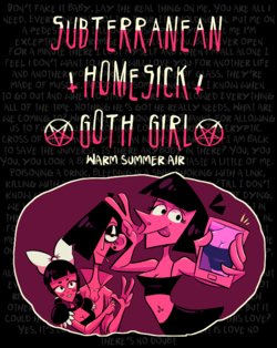 Subterranean Homesick Goth girl