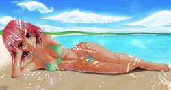 [BlackSaikou] Momo at the beach (To LOVE-Ru)