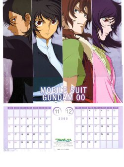 Gundam 00 - 2008 Calendar