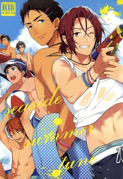 [Honetukiniku (Sebone)] seaside summer tune [Tokuten Clear File Tsuki] (Free!) [English] [Migi-ude]