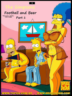 Los Simpsons:Football and Beer Part 1 (Spanish)