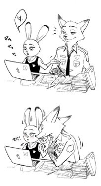 Showing affection (Zootopia)