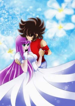 [Karin] Seiya x Saori - [R-18] 初夜(Saint Seiya Omega)