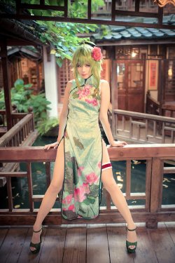 Gumi [MMD] cosplay by Anly Zhang