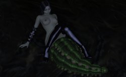 [Dizzydills] Dizzy Interspecies Sex Story Parts 5 and 6 (Juli and the Slug, Sylvia and the Prawn) Pics and Written Story