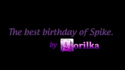 gorilka mlp the best birthday of spike