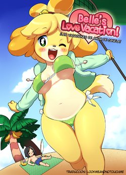 [Shortcake Jam (NeoPop, Rinfu, Pitaya)] Belle's Love Vacation!/¡Las vacaciones de amor de Canela! (Animal Crossing) [Spanish] [Colorized]
