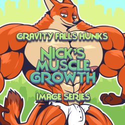 [The Fabulous Croissant] Nick's Muscle Growth (Zootopia)
