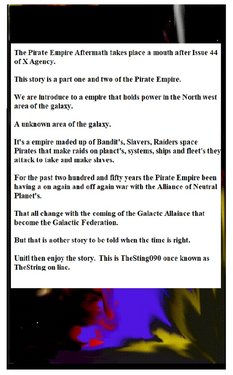 THE PIRATE EMPIRE AFTERMATH Issue one (to be contined)