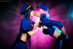 Vi and Caitlyn by Lykanka (League of Legends)