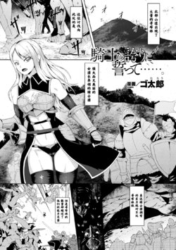 [Gotarou] Kishi no Hokori ni Chikatte……. (Kukkoro Heroines Vol. 10) [Chinese] [紫苑汉化组] [Digital]