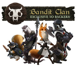 Armello - Bandit Clan - Scarlet, Horace, Twiss and Sylas