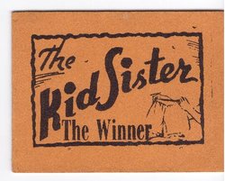 The Kid Sister - The Winner [English]
