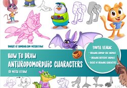 How to draw anthropomorphic characters  by Mitch Leeuwe