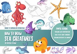 How to draw sea creatures by Mitch Leeuwe