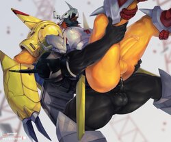 [Metokuron] Week 48 - BlackWargreymon + Wargreymon (Digimon)