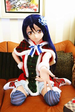 Umi, Hanayo and Honoka's kigurumi cosplay(Christmas Ver.)