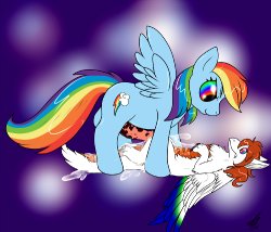 [shikaro] Rainbow Dash Cockvores Malduran (My Little Pony Friendship Is Magic)