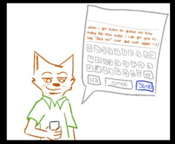 [VisiTi] Nick accidentally sends a sext to his mom (Zootopia)
