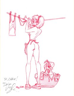Mandy (sketches) - by Dean Yeagle