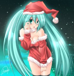 Santa outfit.