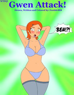 Gwen Attack (Ben 10) Original and White Lingerie Versions