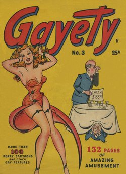GAYETY 3 Skyline (Timely) 1947 Kracalactaka (adult humour) [English]