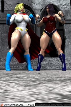 Powerhugging Wonder Woman