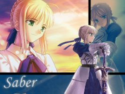 Sylvia van Hossen and Saber (Princess Lover and Fate/Stay Night)