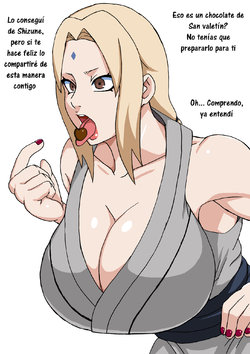 Tsunade x Naruto Valentin day (Spanish)