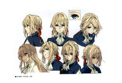 Violet Evergarden Animation Reference Materials Settei