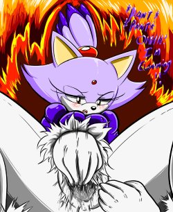 [Doom (Nobody147)] Blaze in Heat, Really . . . She Is (Sonic the Hedgehog)