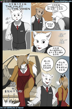[Meesh] The Valet and the Vixen Chapter 1 | 泊车猫与美女狐 1 [Chinese] [刚刚开始玩汉化]