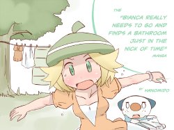 [Hanomido] The "Bianca Really Needs to Go and Finds a Bathroom Just in the Nick of Time" Manga
