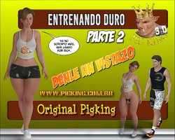 [Pig King] Entrenando Duro 2 [Spanish] [Espa-Doujins]